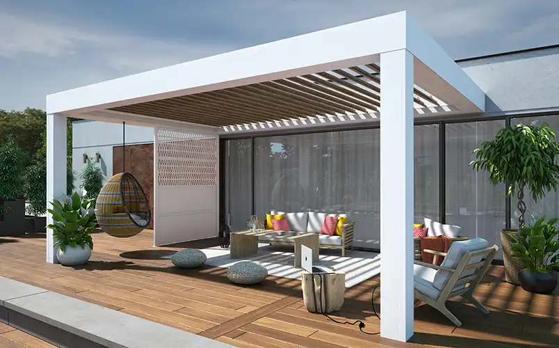 pergola adossée poppy